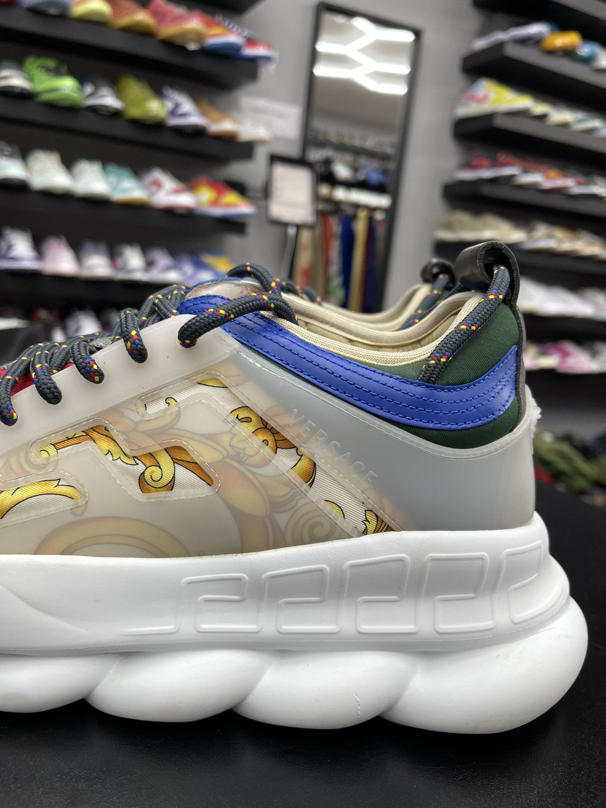 Versace Size 10US/43EU - Versace Chain Reactions Multi Color Size US 10 / EU 43 - 3 Thumbnail
