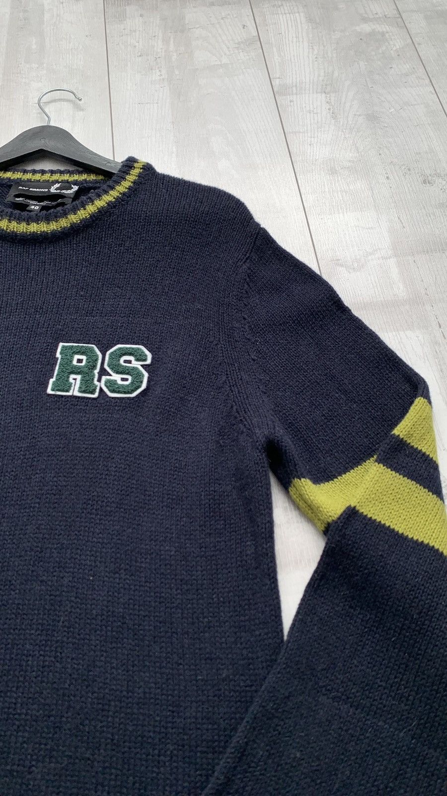 Fred Perry × Raf Simons × Raf by Raf Simons Fred Perry & Raf Simons Wool Alpaca Knitted Jumpers Sweater Size US M / EU 48-50 / 2 - 2 Thumbnail