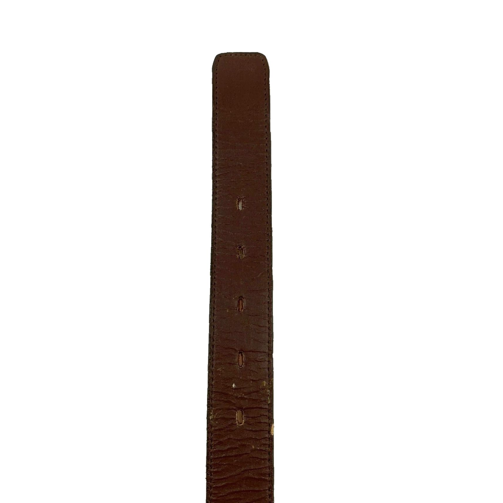 Vintage VINTAGE Nocona Belt Leather Brown Size 46 D 392 1990s Mens Size ONE SIZE - 7 Thumbnail
