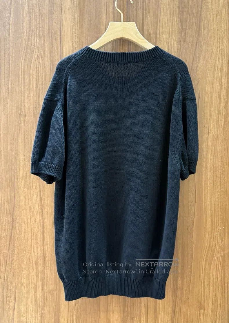 Dior Dior Co-branded black knitted short sleeves Size US XL / EU 56 / 4 - 2 Thumbnail