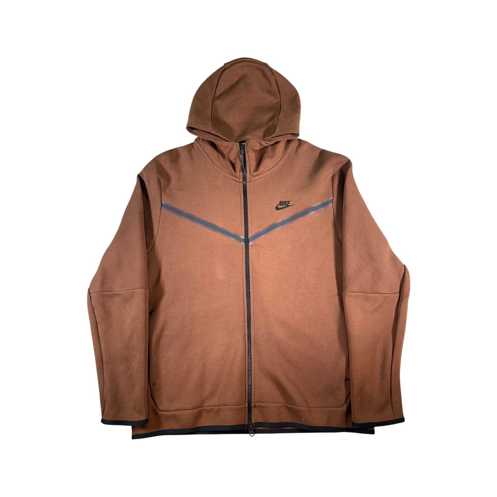 Nike Nike Tech Brown Hoodie Size US XL / EU 56 / 4 - 1 Thumbnail