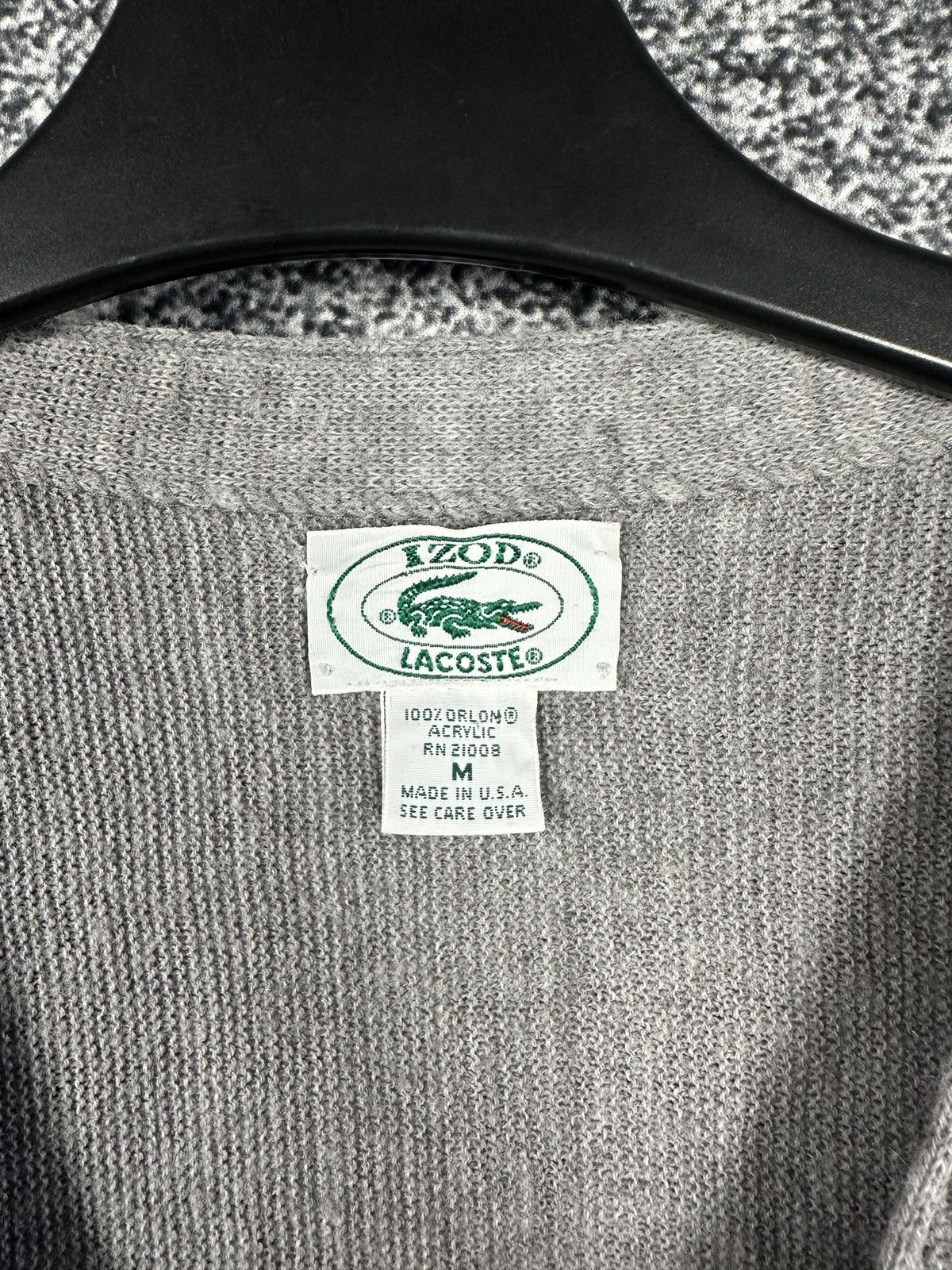 Lacoste Izod Lacoste Vintage Cardigan Made in USA Sweater Size M Size US M / EU 48-50 / 2 - 5 Thumbnail