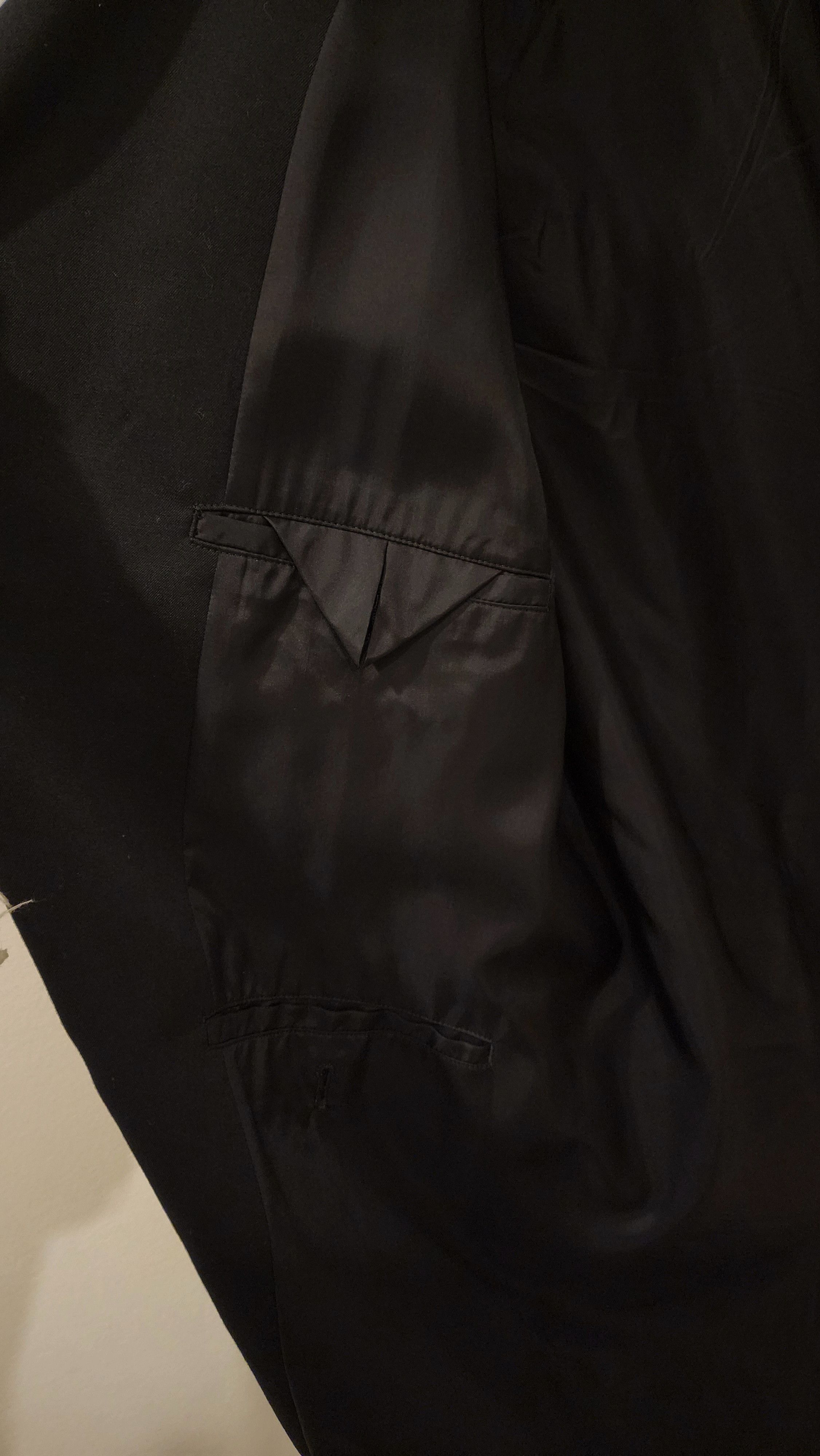 Yohji Yamamoto Yohji SS22 Pour Homme Rei Miyazawa Embroidered Coat Size 48R - 10 Thumbnail