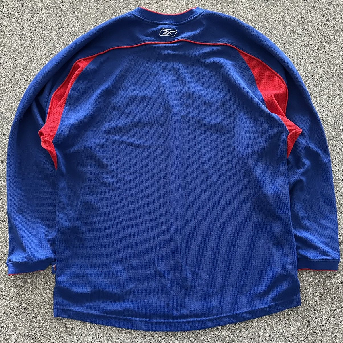 Reebok VTG Reebok Detroit Pistons NBA Shooting Shirt Mens XL LS Size US XL / EU 56 / 4 - 5 Thumbnail