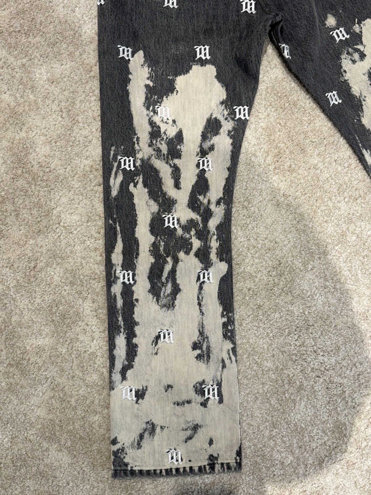 Misbhv Misbhv Logo Jeans Size US 33 - 9 Thumbnail