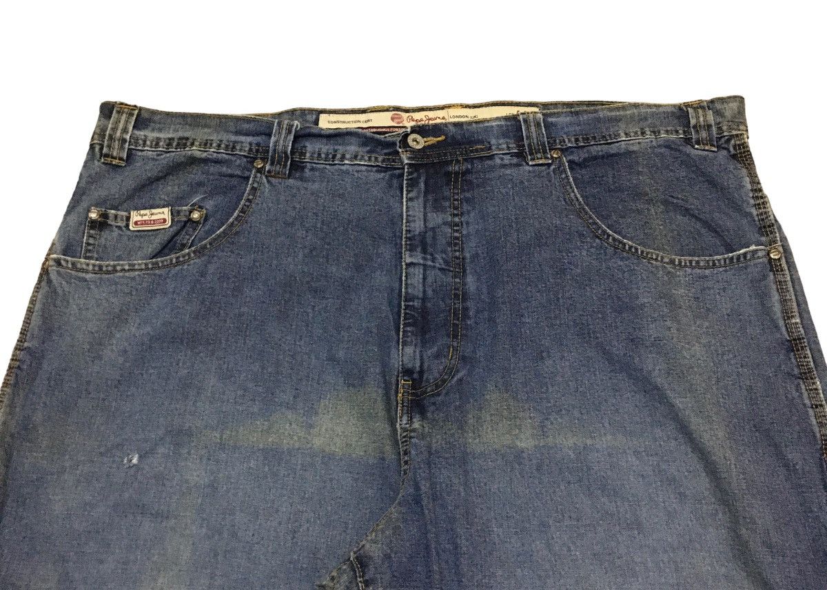 Pepe Jeans Rare Design Vintage Brand Pepe Jeans Oversized Jeans 1990s Size US 44 / EU 60 - 3 Thumbnail