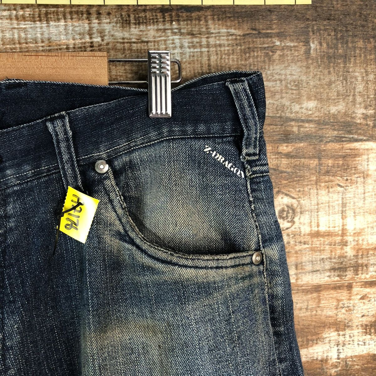 Japanese Brand Z Dragon Blue utility worker Multipocket cargo Pants #A2176 Size US 35 - 7 Thumbnail