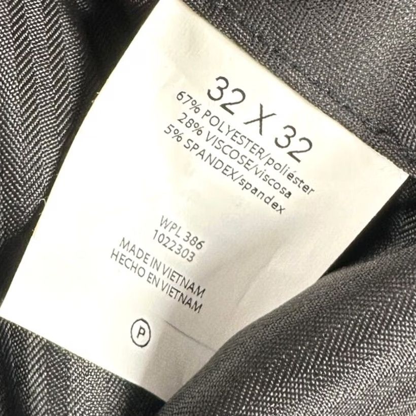 Haggar J.M Haggar Joe III Pants Mens 32X32 Charcoal Grey Dress Slim Fit Flat Front NEW Pants Mens 32X32 Gray Slim Fit Formal Casual Size US 32 / EU 48 - 6 Thumbnail