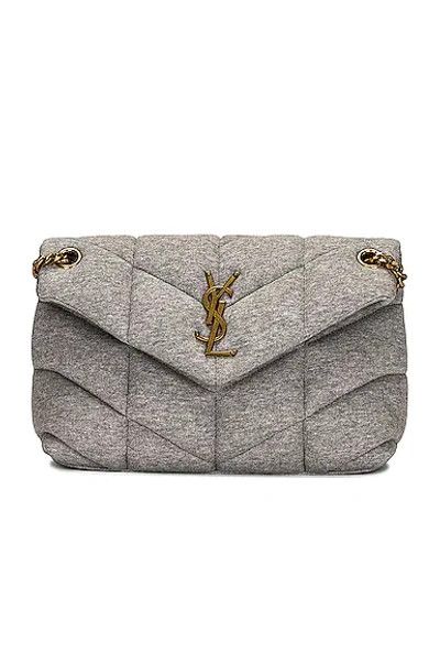 Saint Laurent Paris o1b1hav110724 Size: OS / Small Puffer Chain Bag in Grey Size ONE SIZE - 2 Thumbnail