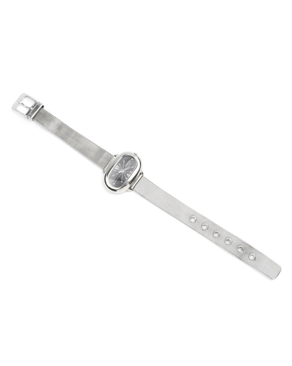 Hysteric Glamour 1990S ORIENT VIVAYOU BLACK OVAL SPACE AGE MESH STRAP WATCH Size ONE SIZE - 2 Thumbnail
