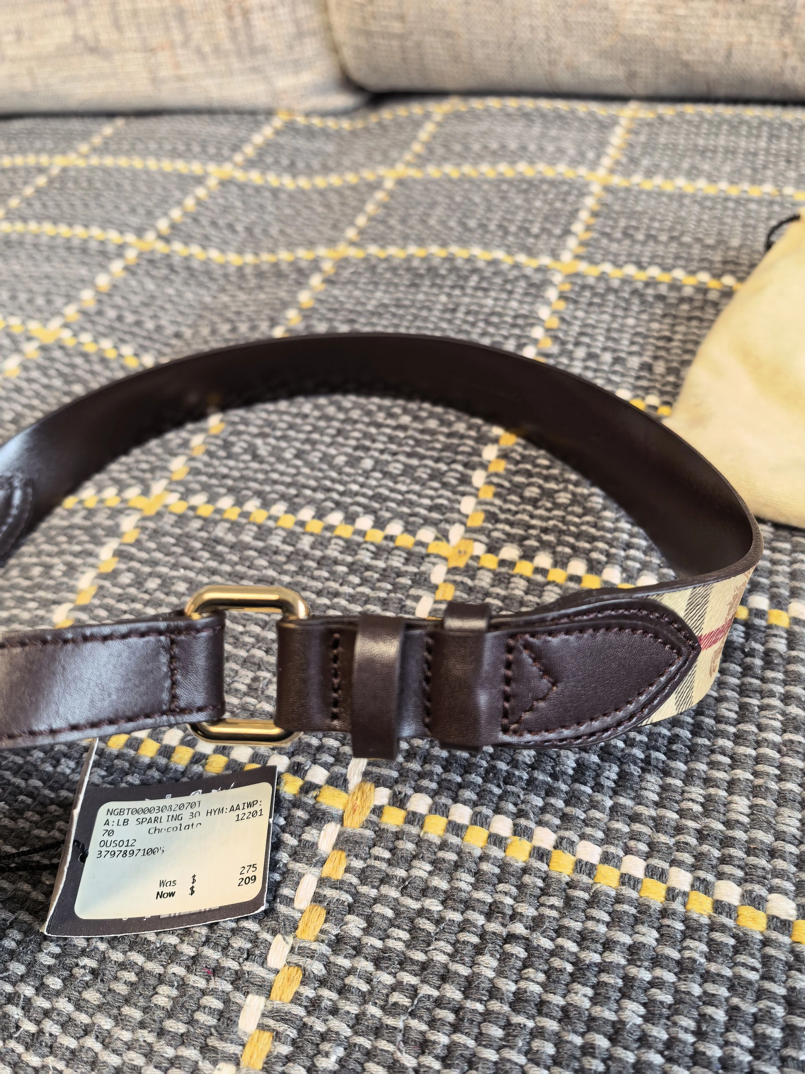 Burberry Burberry Women's Horseferry Logo Belt New With Tags Size ONE SIZE - 8 Thumbnail