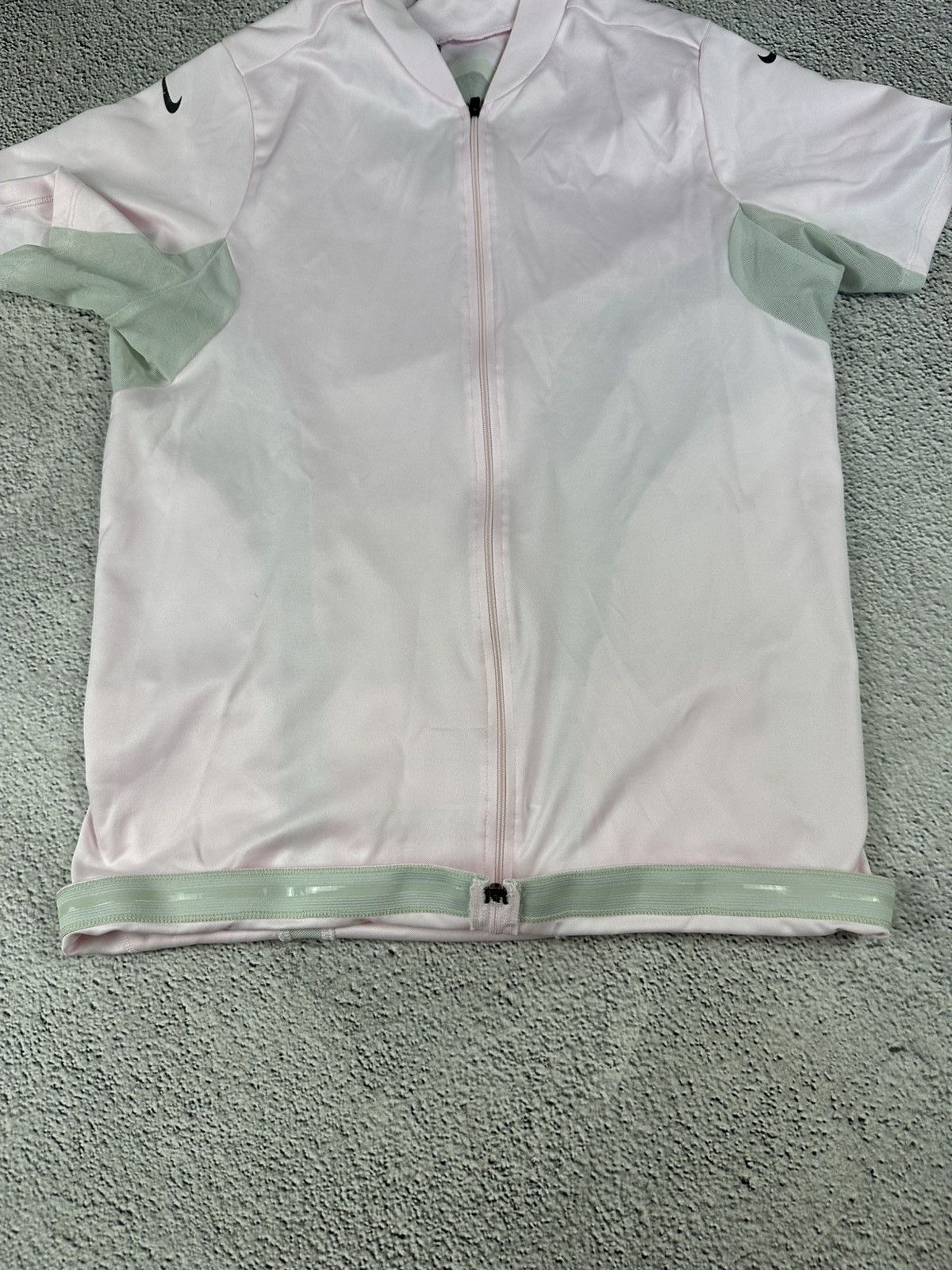 Nike × Vintage Nike Dri-FIT Cycling Jersey Pink Full Zip XL Portugal Size US XL / EU 56 / 4 - 17 Thumbnail