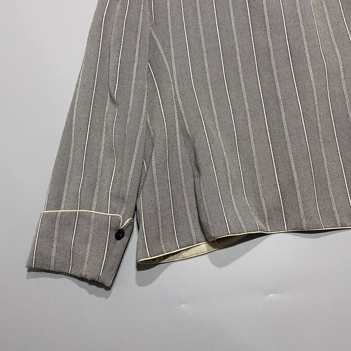 Giorgio Armani Pinstripe Jacket Size US L / EU 52-54 / 3 - 10 Thumbnail