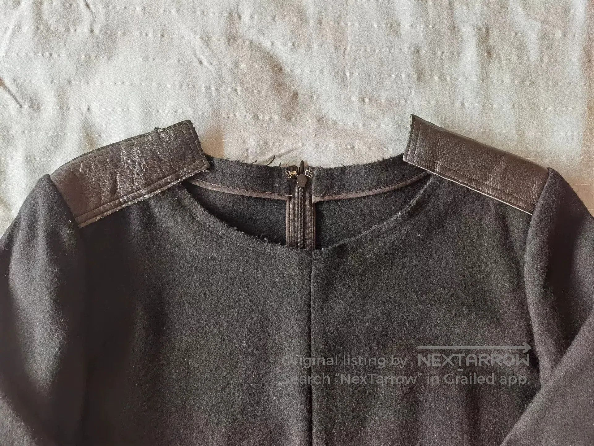 Y's Y's Black Wool Women's Dress. Size S / US 4 / IT 40 - 4 Thumbnail
