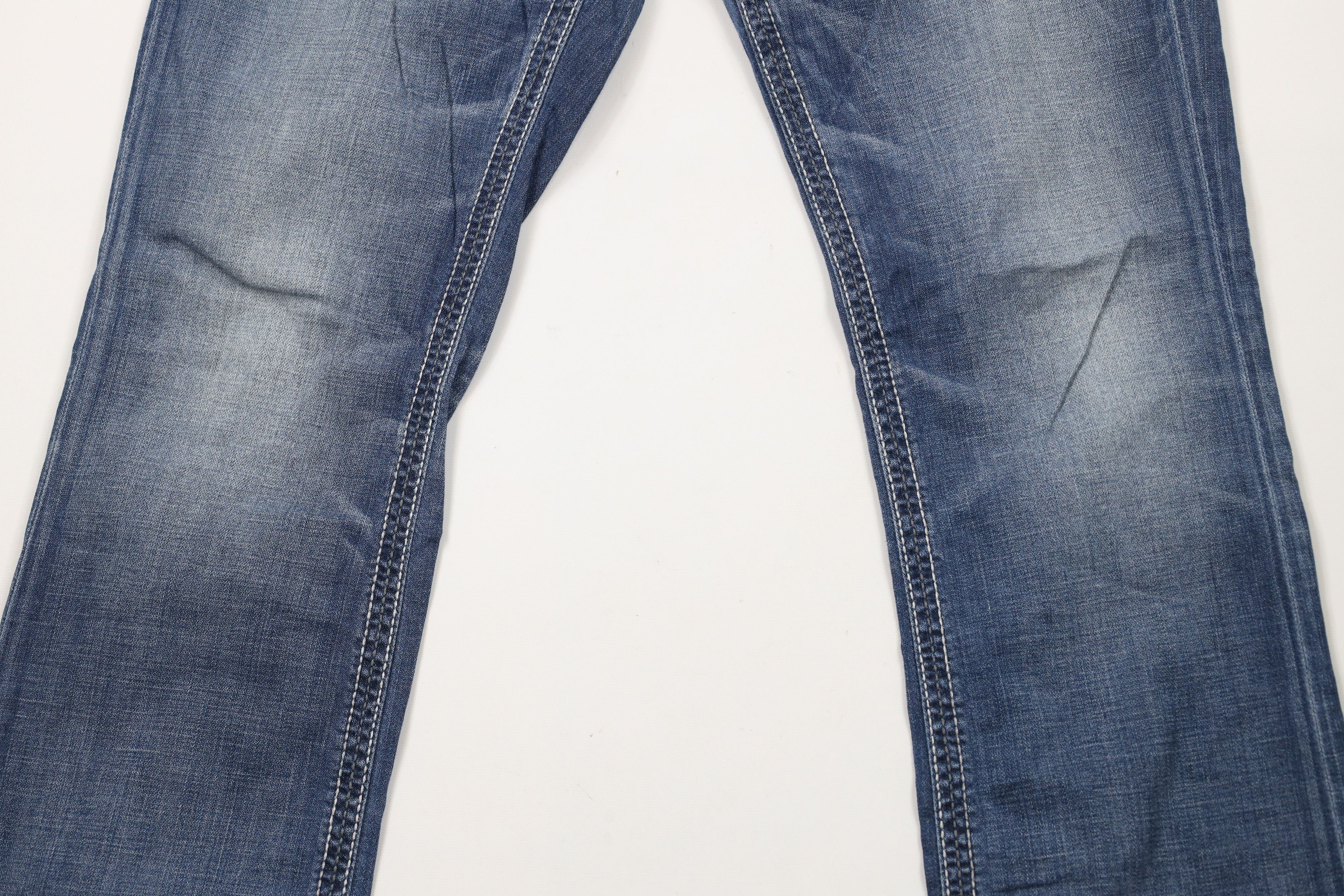 Vintage Buckle BKE Thick Stitch Slim Fit Bootcut Denim Jeans Stretch Size US 34 / EU 50 - 3 Thumbnail