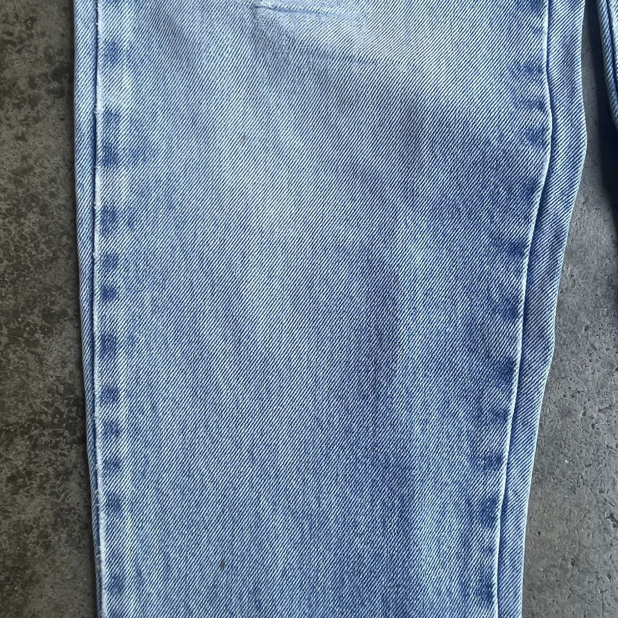 Japanese Brand 🔥Vintage 80s EL JOHN Stoned Washed Ripped Distress Jeans Size US 32 / EU 48 - 8 Thumbnail