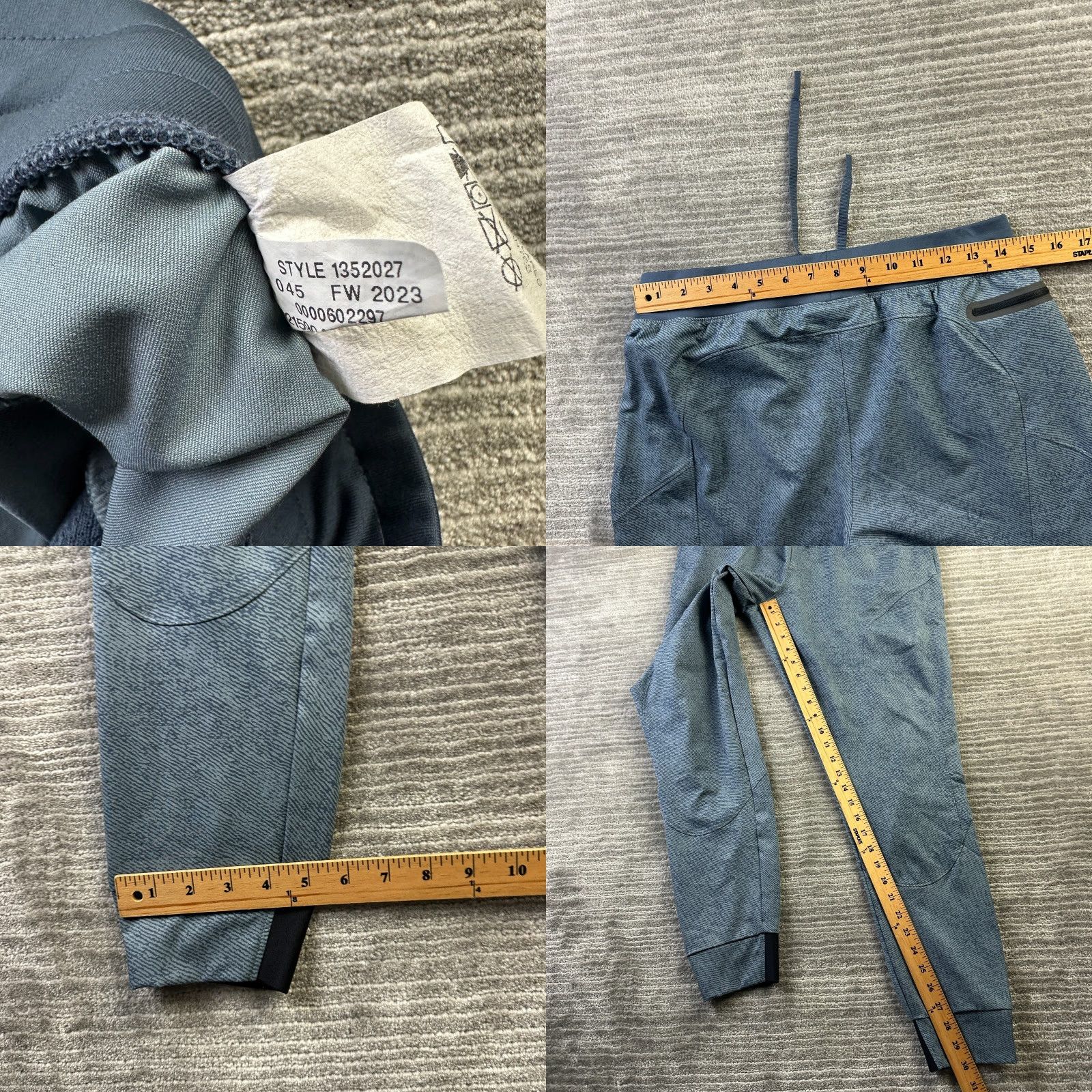 Under Armour Under Armour Pants Mens Medium Blue Unstoppable Sweatpants Joggers Fashion Activewear Regular Fit Pockets Elastic Waist Size US 31 - 8 Thumbnail