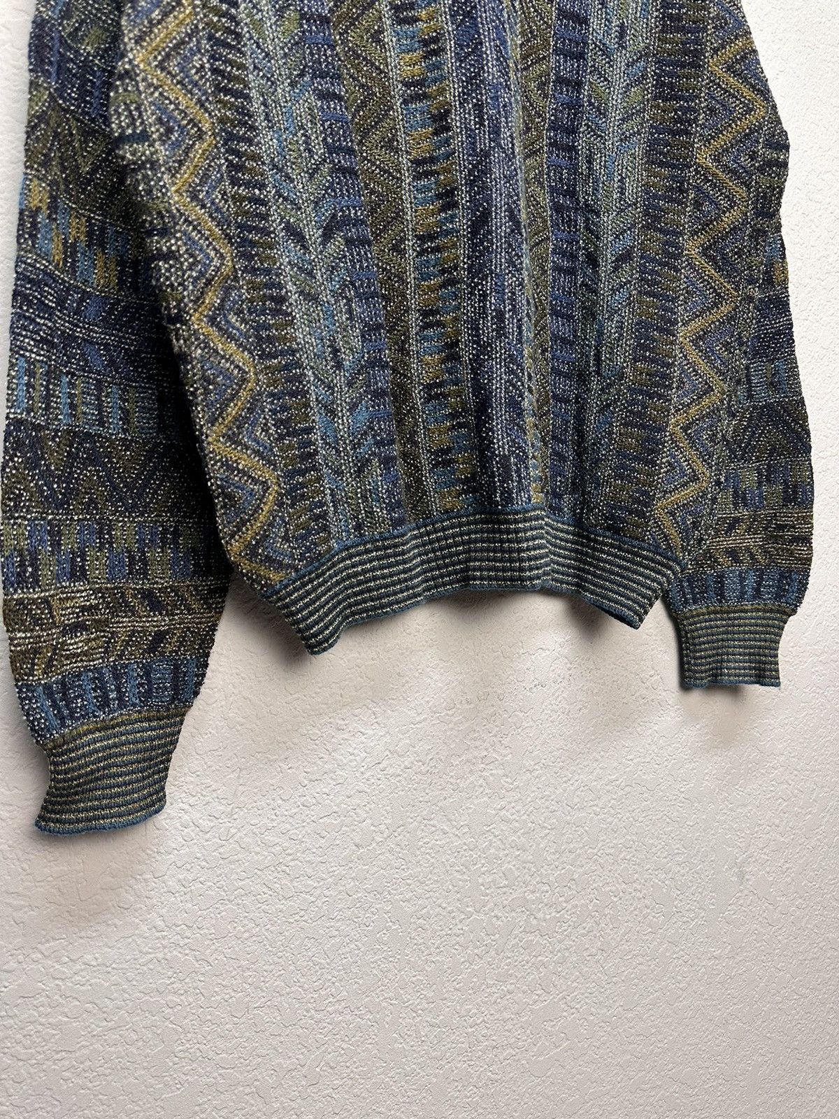 Coogi Vintage Multicolour Carlo Colucci Knit Sweater Coogi Canada Size US L / EU 52-54 / 3 - 13 Thumbnail