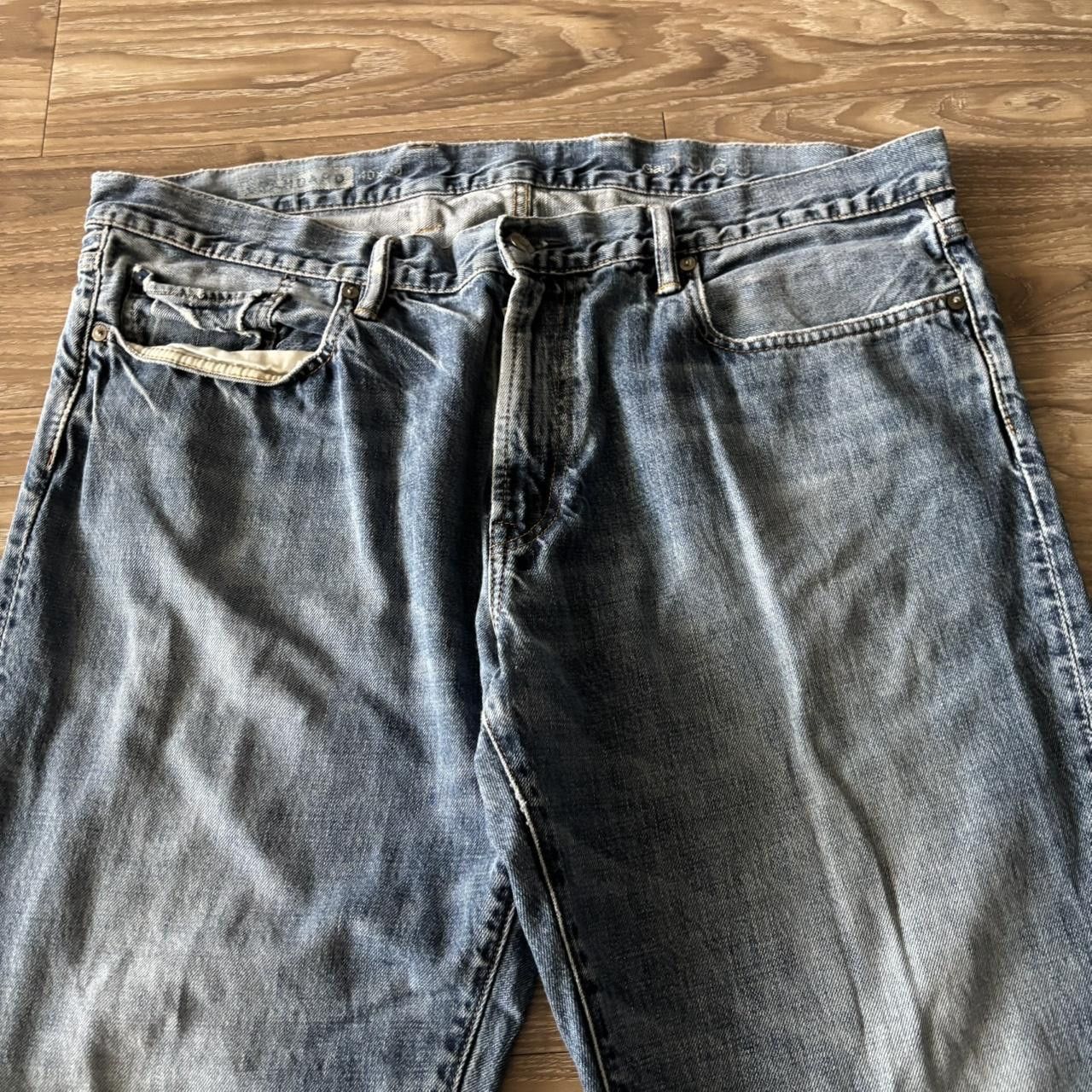 Gap Crazy Vintage Y2K/2000s Baggy Grunge Gap Medium Wash Skater Denim Jeans! 40x30 Size US 40 / EU 56 - 5 Thumbnail