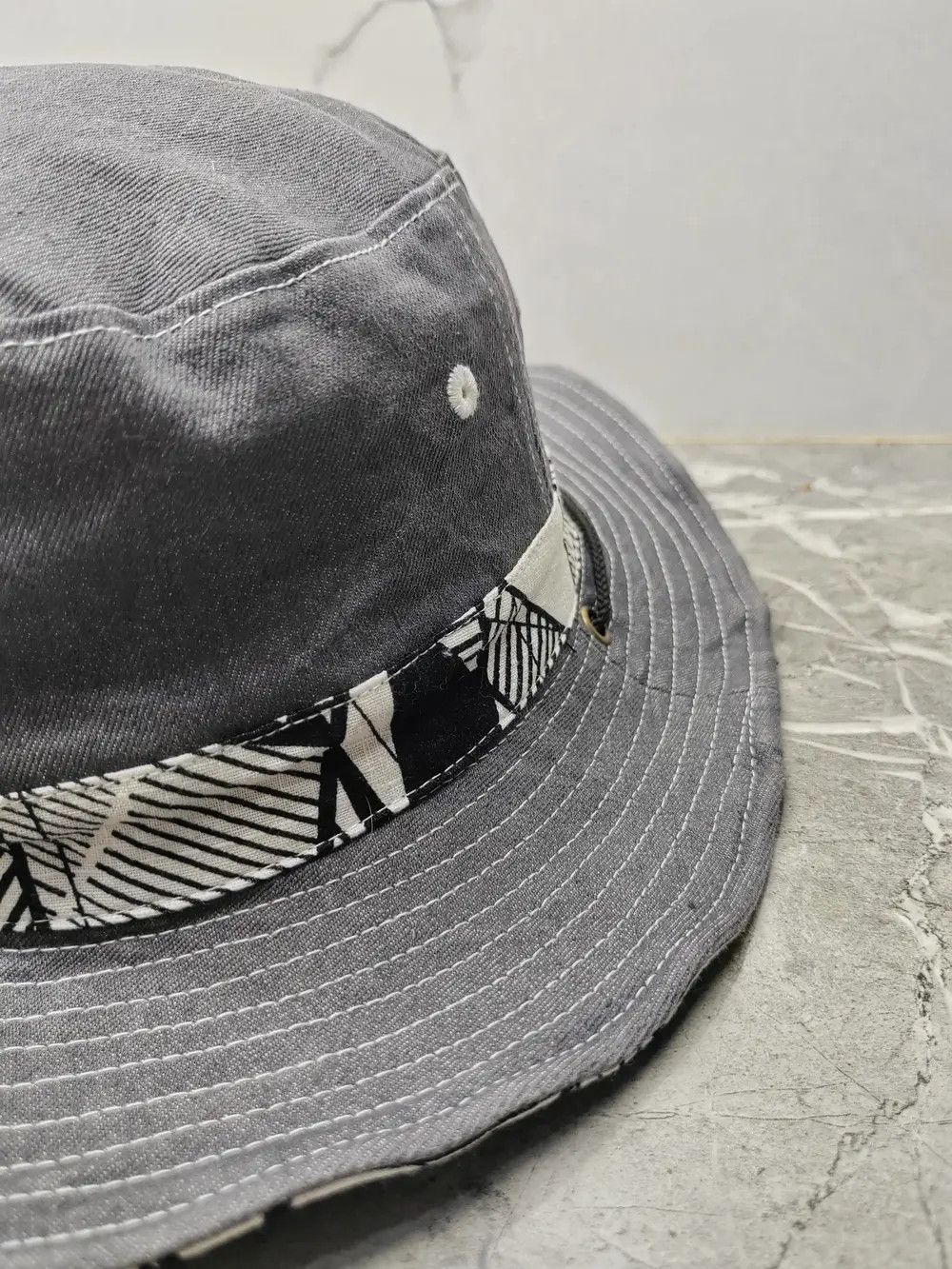 Japanese Brand × Vintage Vintage Unknown Reversible Japanese Bucket Hat Size ONE SIZE - 2 Thumbnail