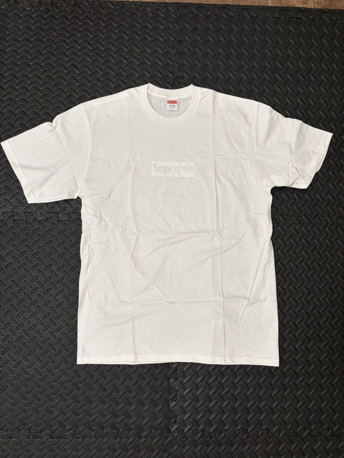 Supreme !SOLD! Supreme Stick Box Logo Tee White | Grailed