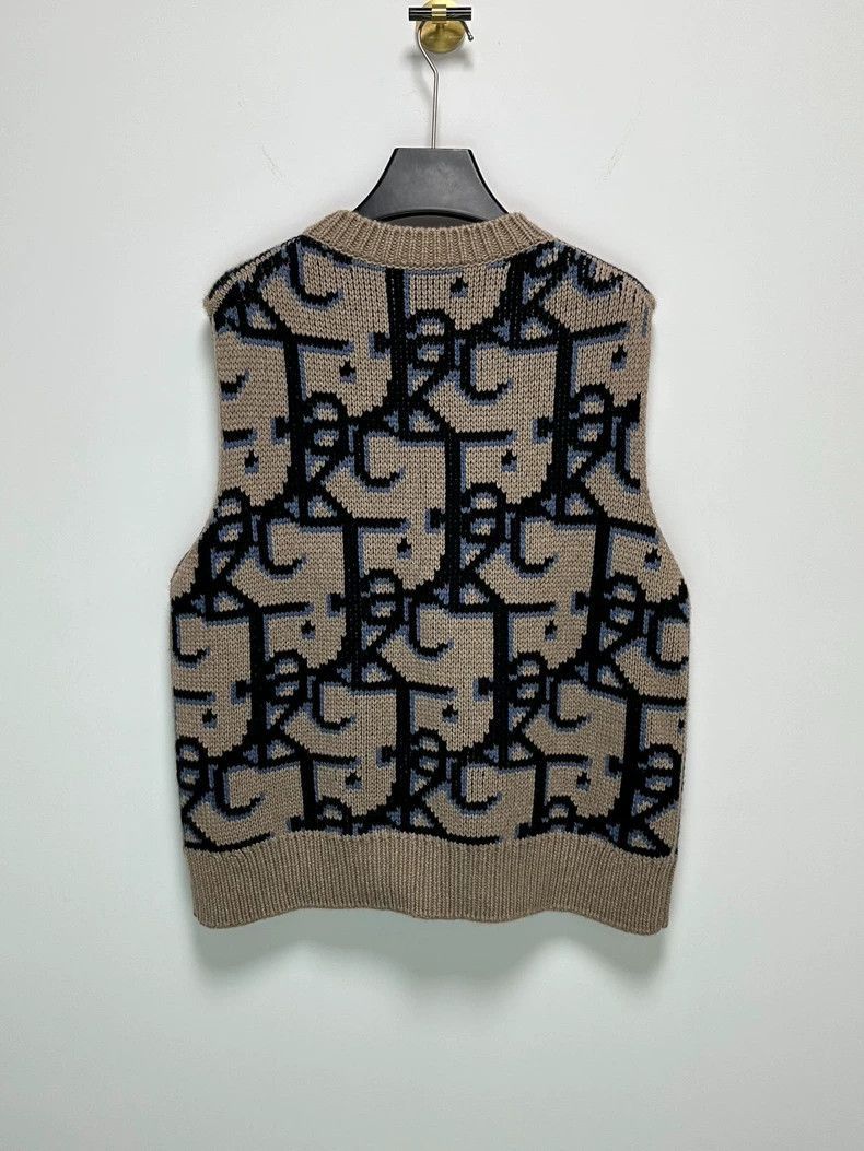 Dior Dior Travis Scott Printed Knit Vest-2505 Size US L / EU 52-54 / 3 - 2 Thumbnail