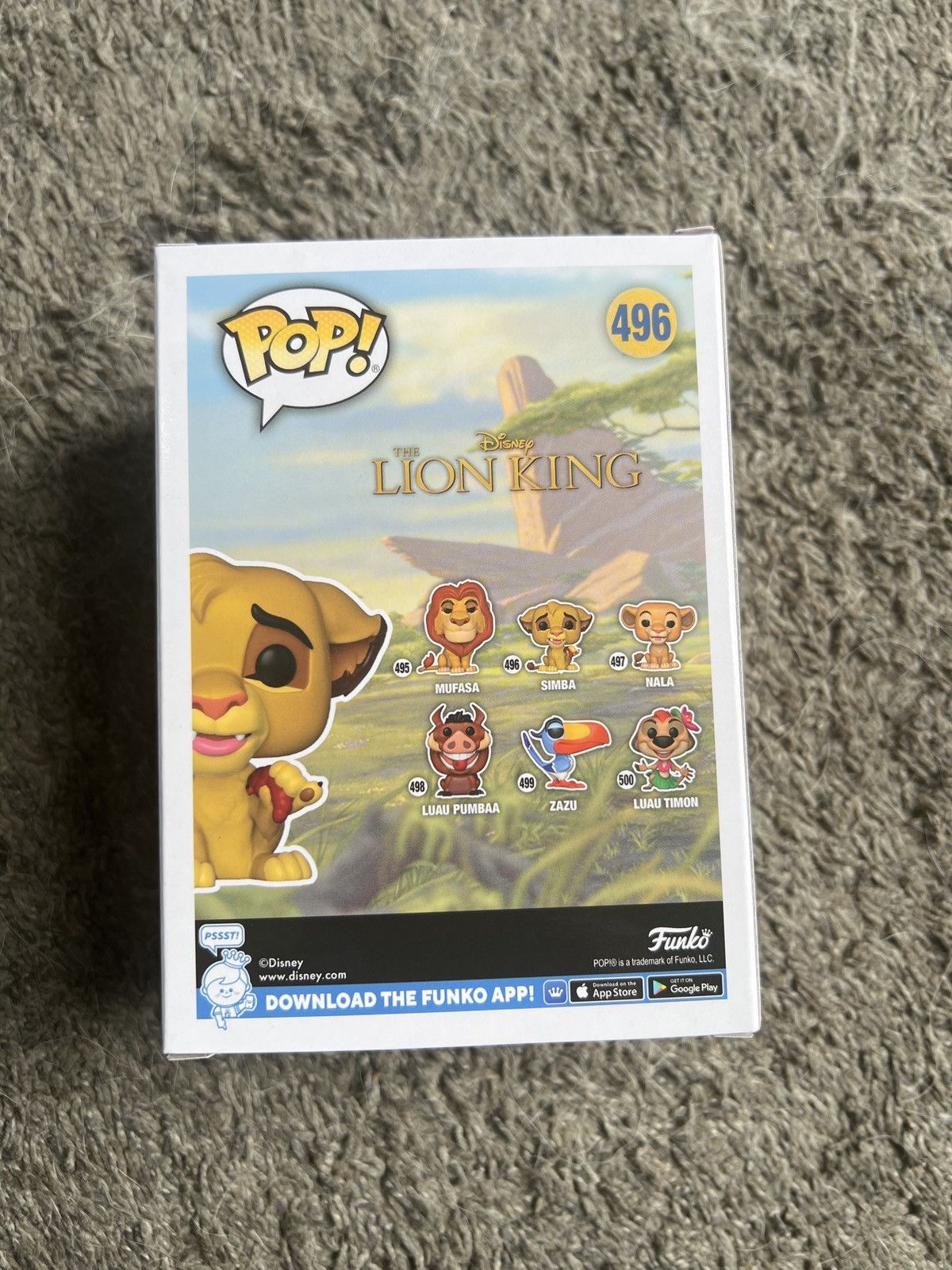 Disney Funko Pop! Simba Vinyl Figure Size ONE SIZE - 2 Thumbnail