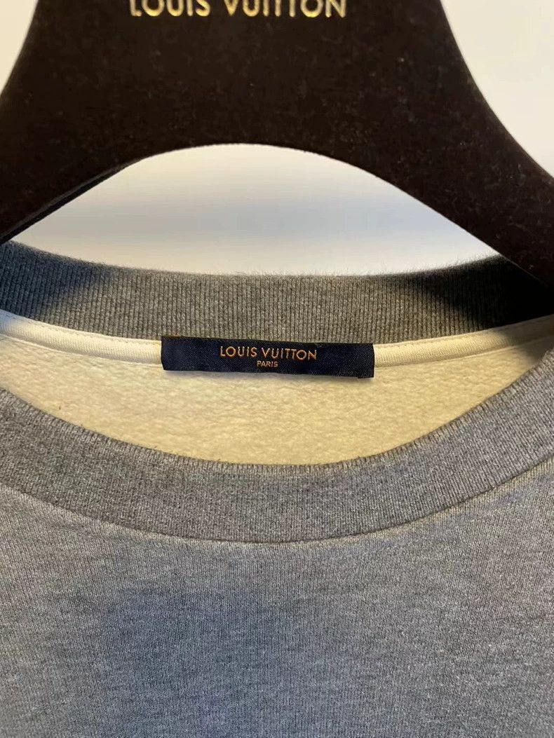 Louis Vuitton Louis Vuitton Twisted grey hoodie 2501-Nextarrow Size US XL / EU 56 / 4 - 3 Thumbnail