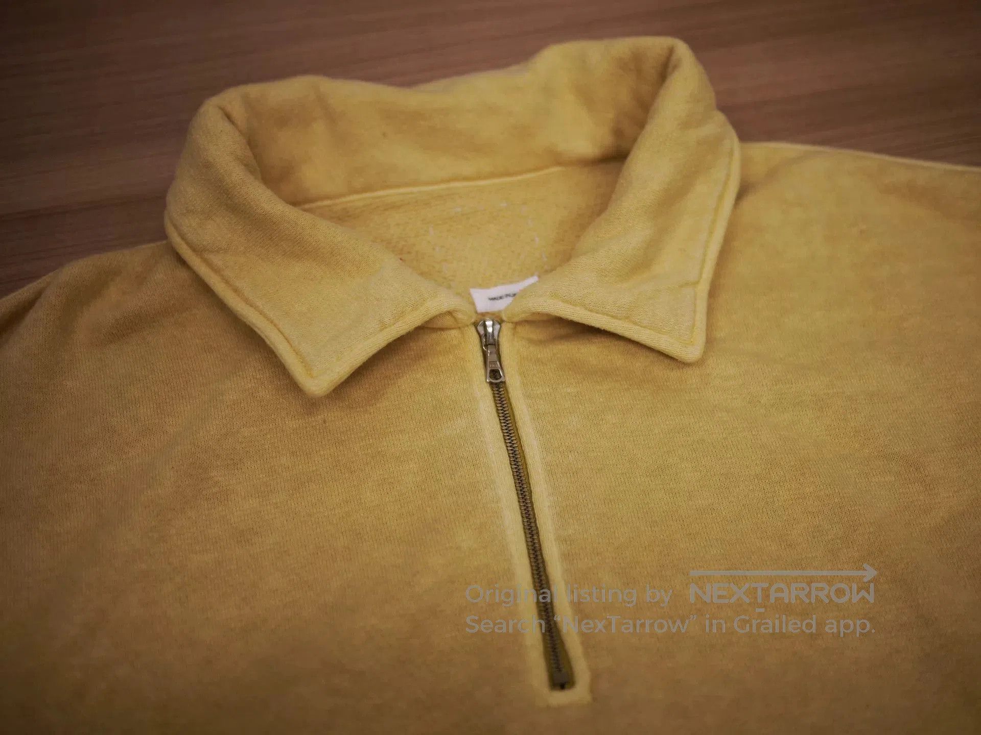 Visvim visvim jumbo zip sweat in yellow. Size US XL / EU 56 / 4 - 3 Thumbnail