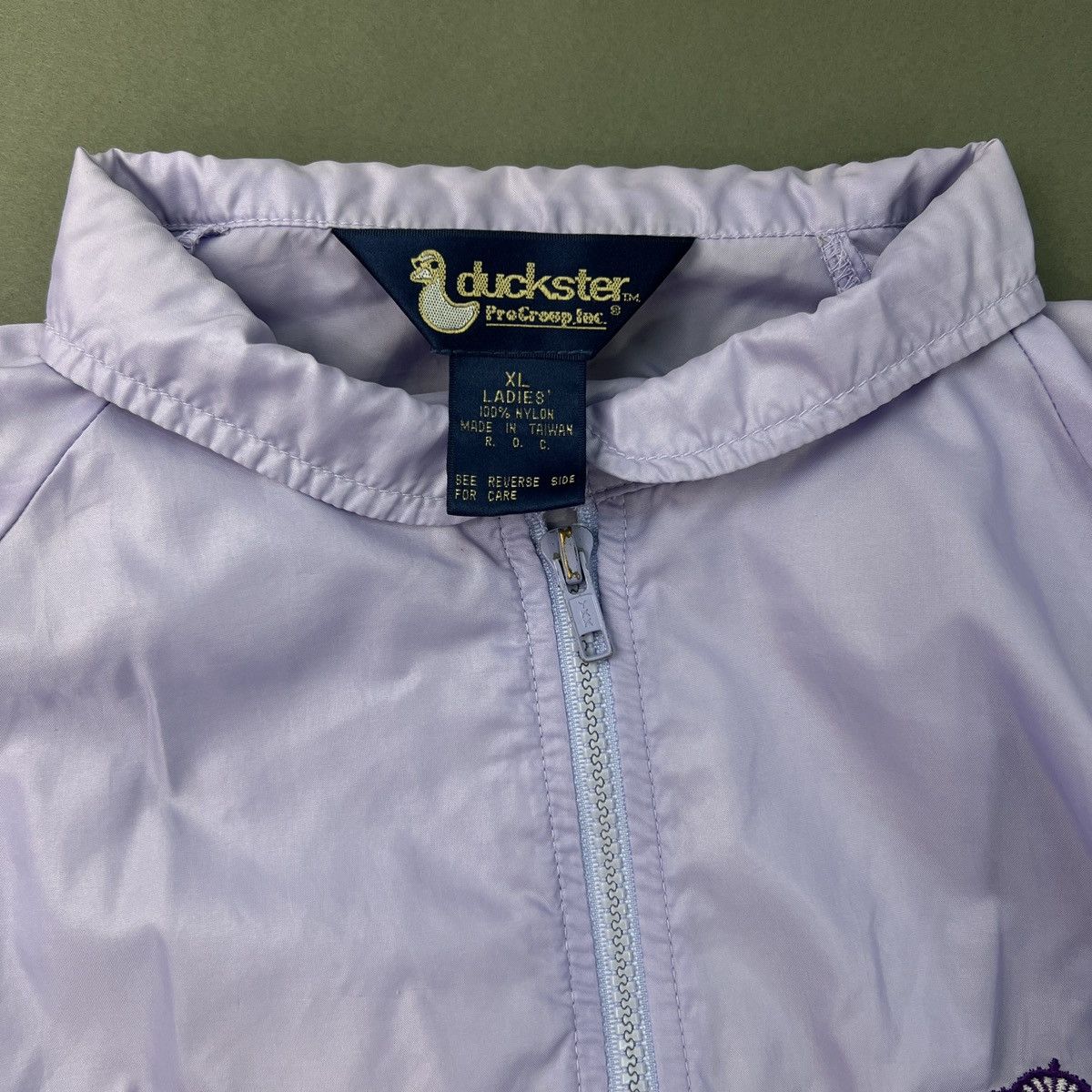Other 1980s Vintage Pastel Purple Zip Up Jacket Size US M / EU 48-50 / 2 - 8 Thumbnail