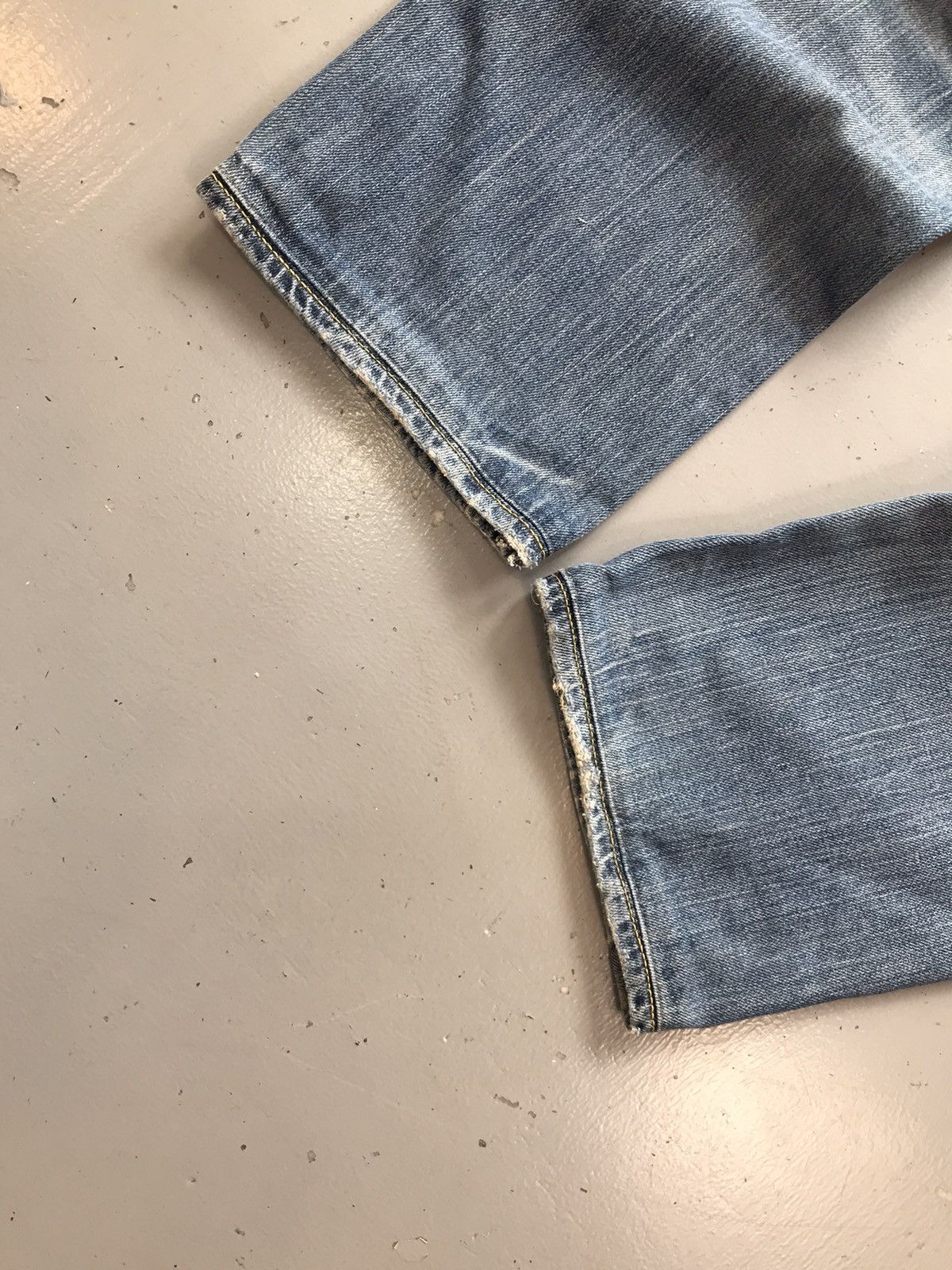 Ed Hardy × Vintage Vintage Edhardy distressed straight fit denim Size US 42 / EU 58 - 12 Thumbnail