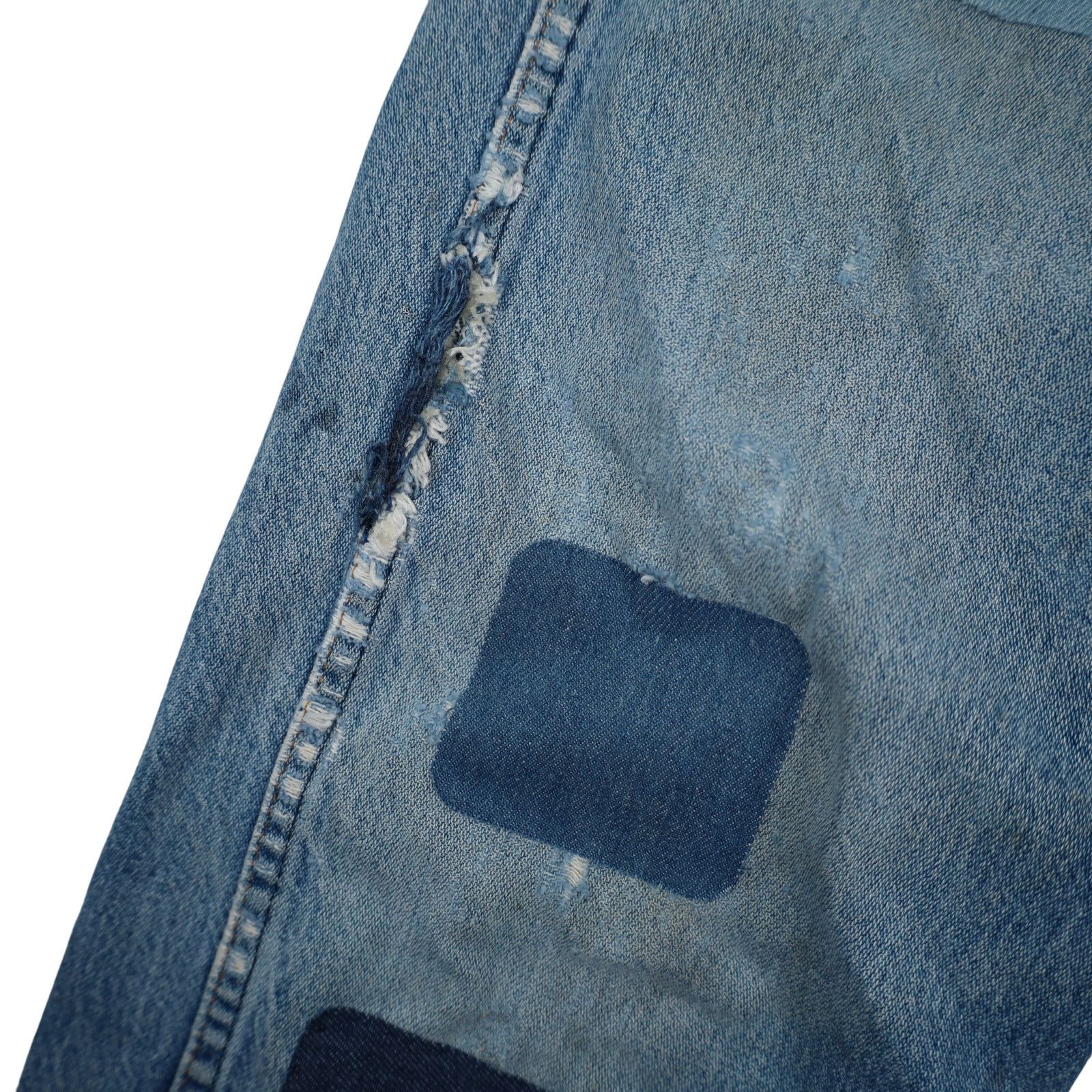 Vintage × Wrangler Vintage Wrangler Distressed Patched Denim Jeans Size US 34 / EU 50 - 5 Thumbnail