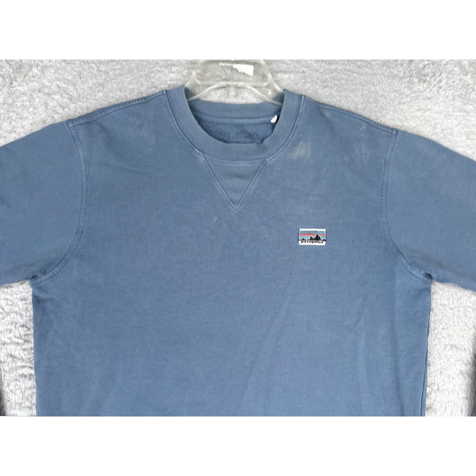 Patagonia Patagonia Sweatshirt Mens Medium Blue Patch Logo Crewneck Jersey Pullover Size US M / EU 48-50 / 2 - 4 Thumbnail