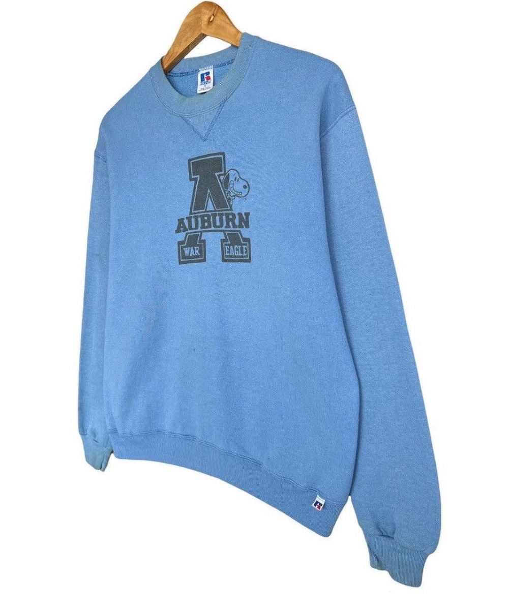 Russell Athletic Vintage 90s Russell Peanuts Auburn Baggy Boxy Sweatshirt Size US M / EU 48-50 / 2 - 2 Thumbnail