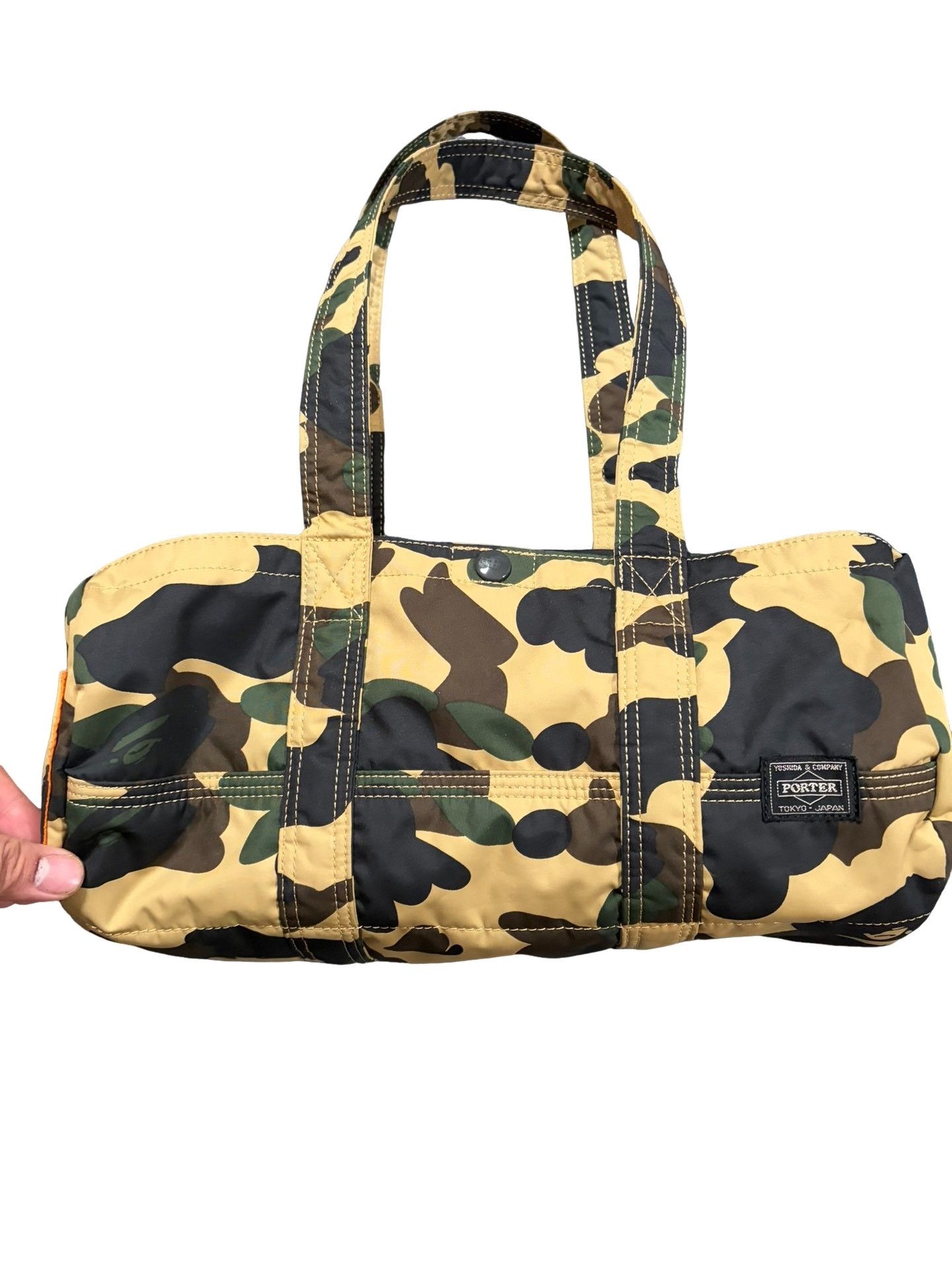 Bape Bape x Porter Yellow Camo Handbag One Size Size ONE SIZE - 1 Thumbnail