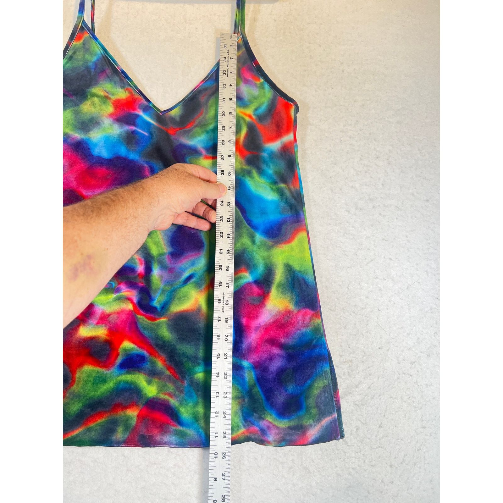 Hurley Hurley Nebula Mini-Dress Woman's M Tye Dye Adjustable Straps Size M / US 6-8 / IT 42-44 - 7 Thumbnail