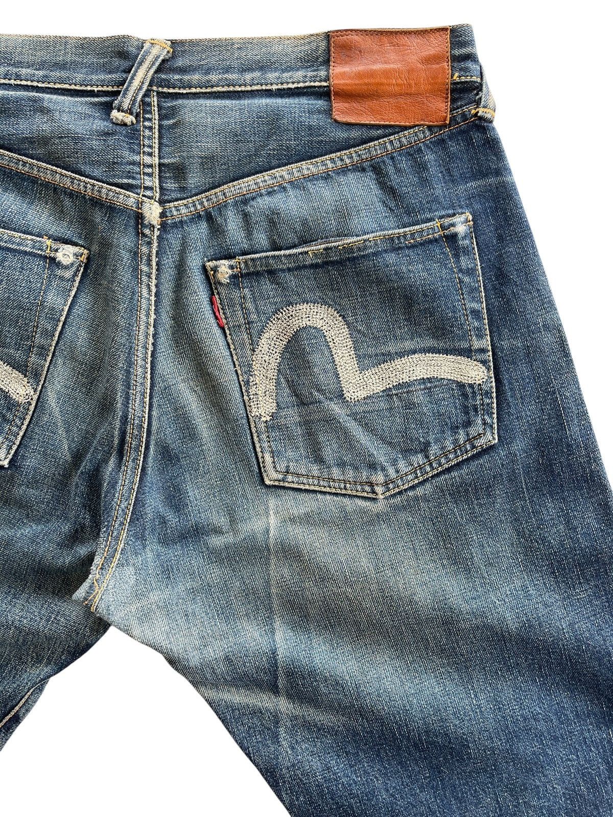 Evisu Evisu Daicock Distressed Selvedge Denim Size US 34 / EU 50 - 8 Thumbnail