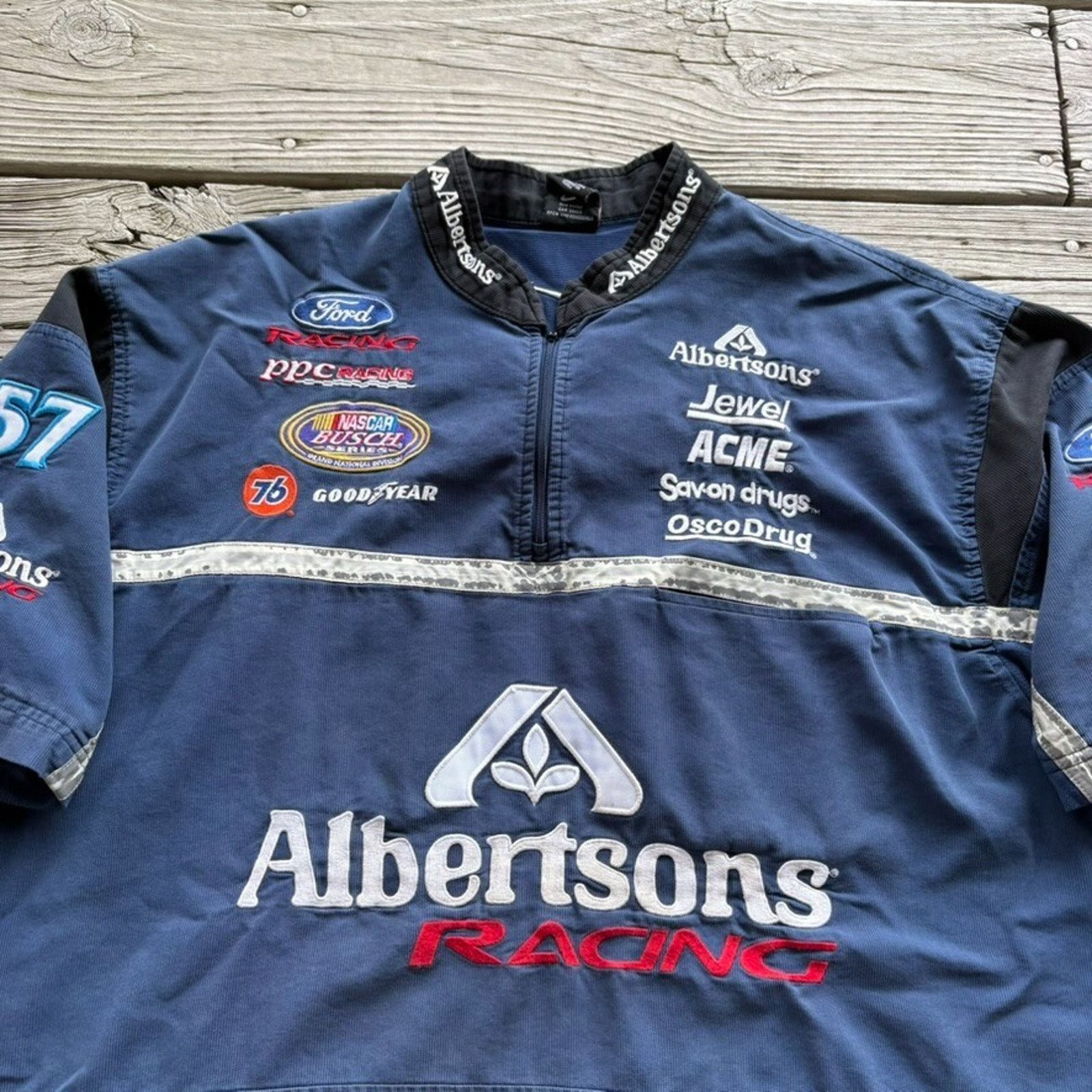 Nike × Vintage Nike Nascar Jason Keller Pit Crew Shirt Jersey Size XXL Size US XXL / EU 58 / 5 - 4 Thumbnail