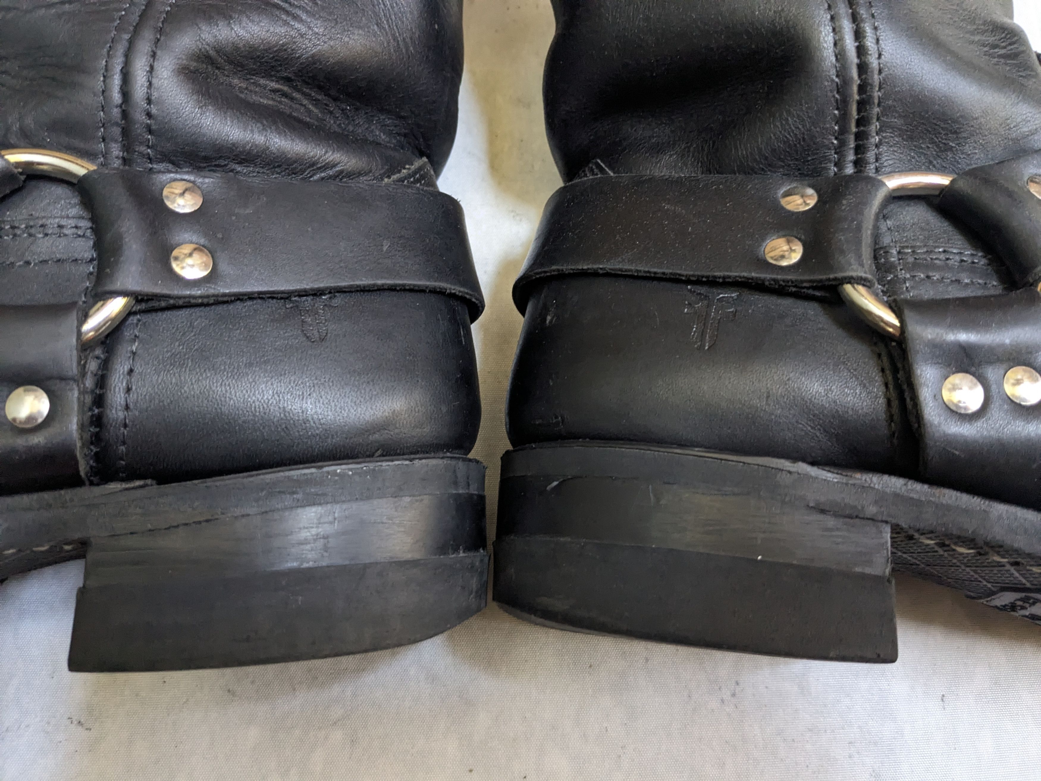 Frye Frye Harness Boots Black 10.5 M Straps Leather Size US 10.5 / EU 43-44 - 16 Thumbnail