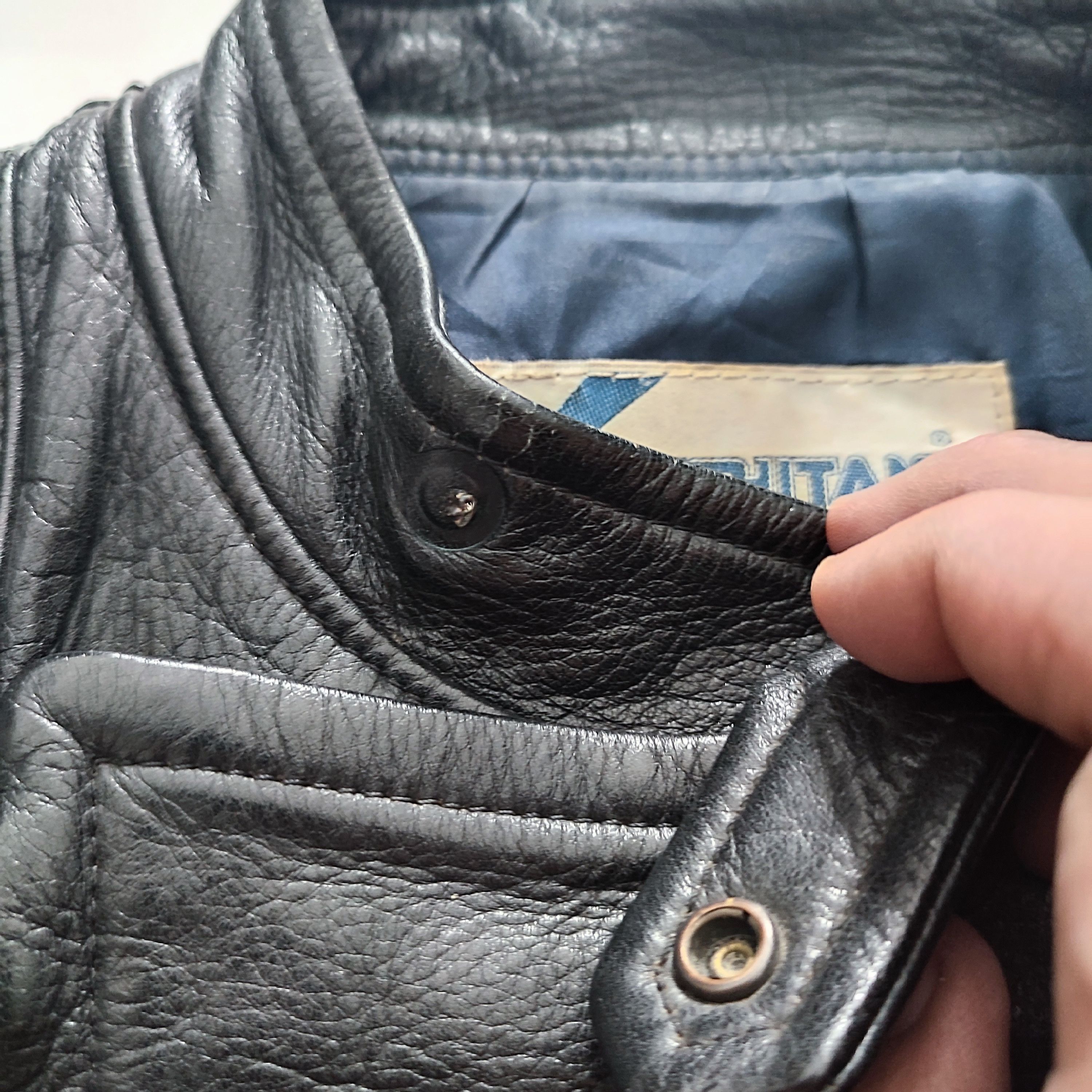 Japanese Brand 🔥STEALS🔥Rare Retro Kushitani leather Padded Jacket Size US S / EU 44-46 / 1 - 6 Thumbnail