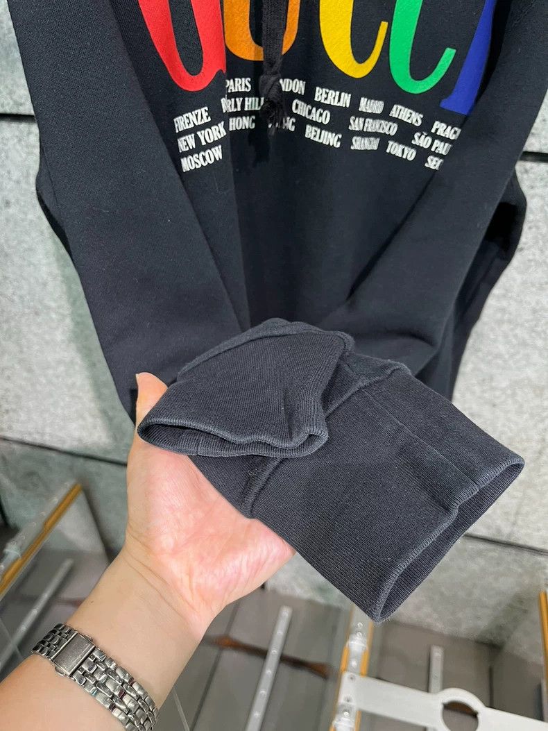 Gucci Gucci Black colorful hoodie 2502-Nextarrow Size US S / EU 44-46 / 1 - 3 Thumbnail
