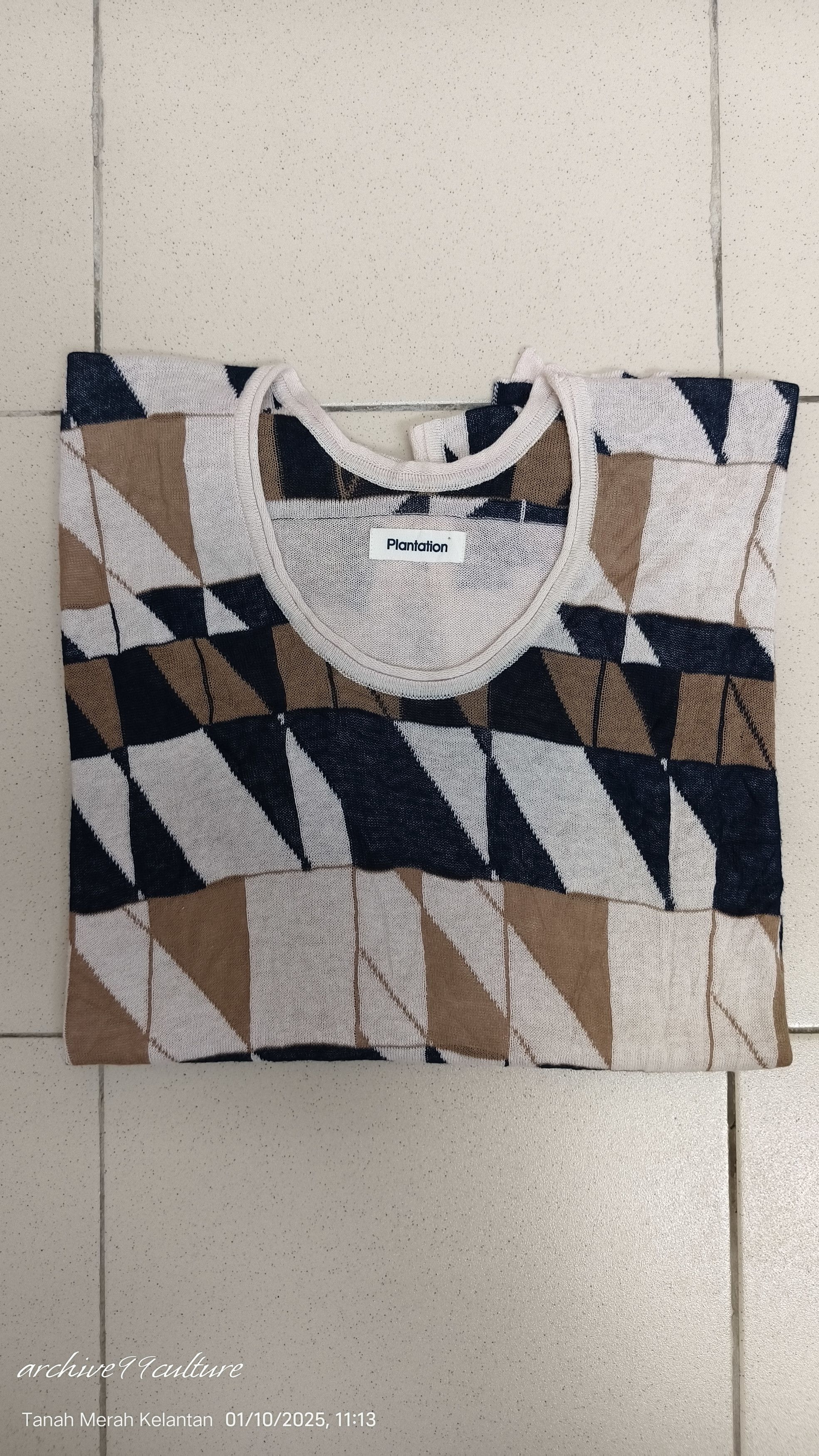 Issey Miyake AW2000 Plantation Issey Miyake geometric pattern shirt Size M / US 6-8 / IT 42-44 - 8 Thumbnail