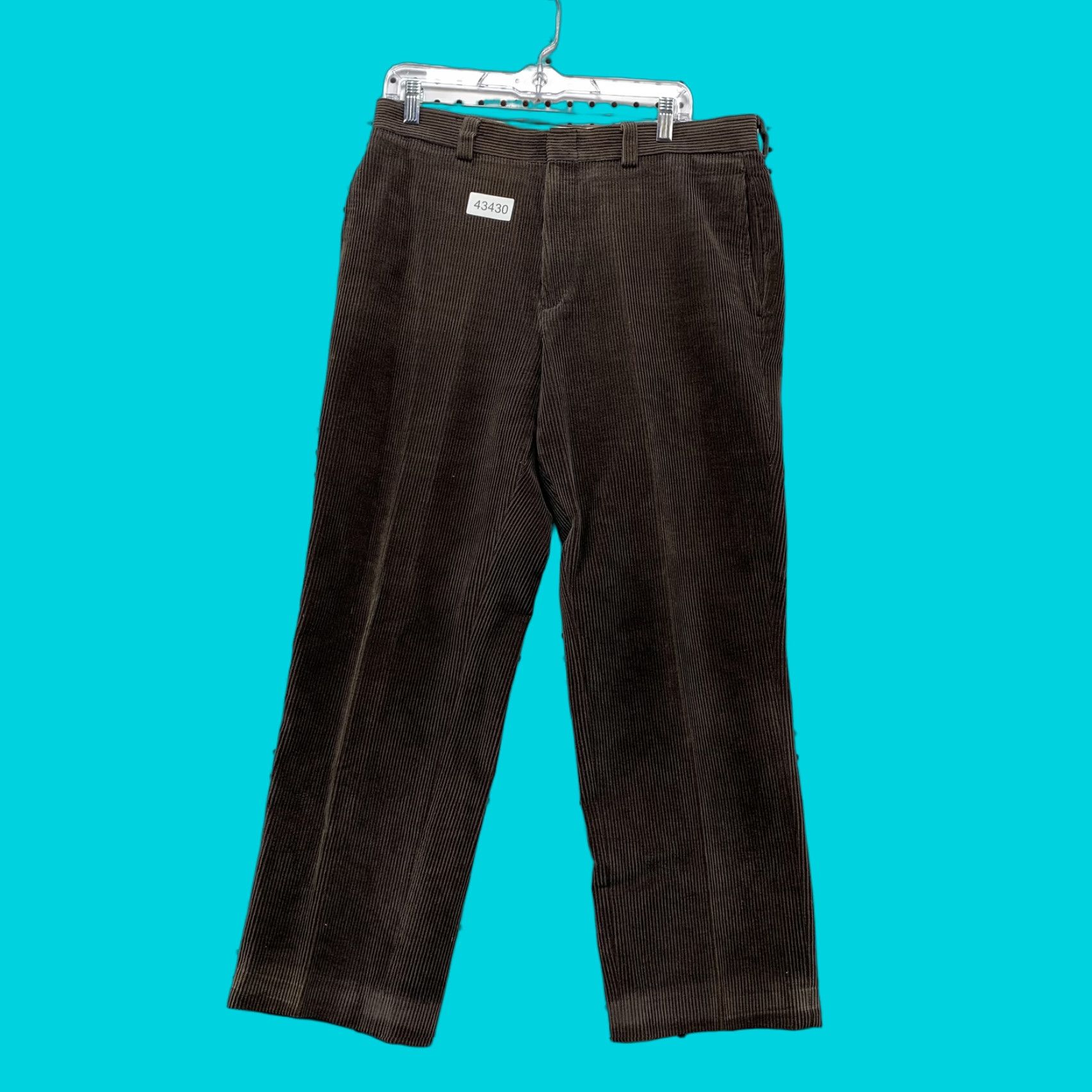 Vintage VINTAGE L.L.Bean Corduroy Pants Brown Mens 34x28 Straight Leg Chino Cotton 90s Fall/Winter Mens Size US 34 / EU 50 - 1 Thumbnail