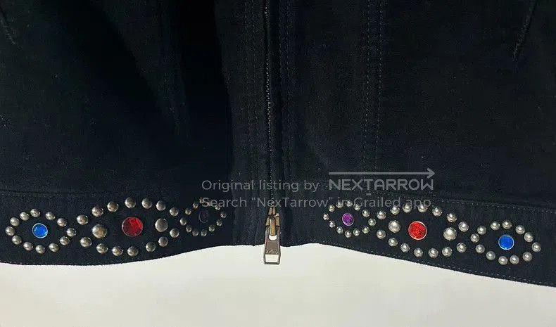 Number (N)ine n(n) BY NUMBER (N)INE Velvet Stud Jacket. Size US L / EU 52-54 / 3 - 7 Thumbnail