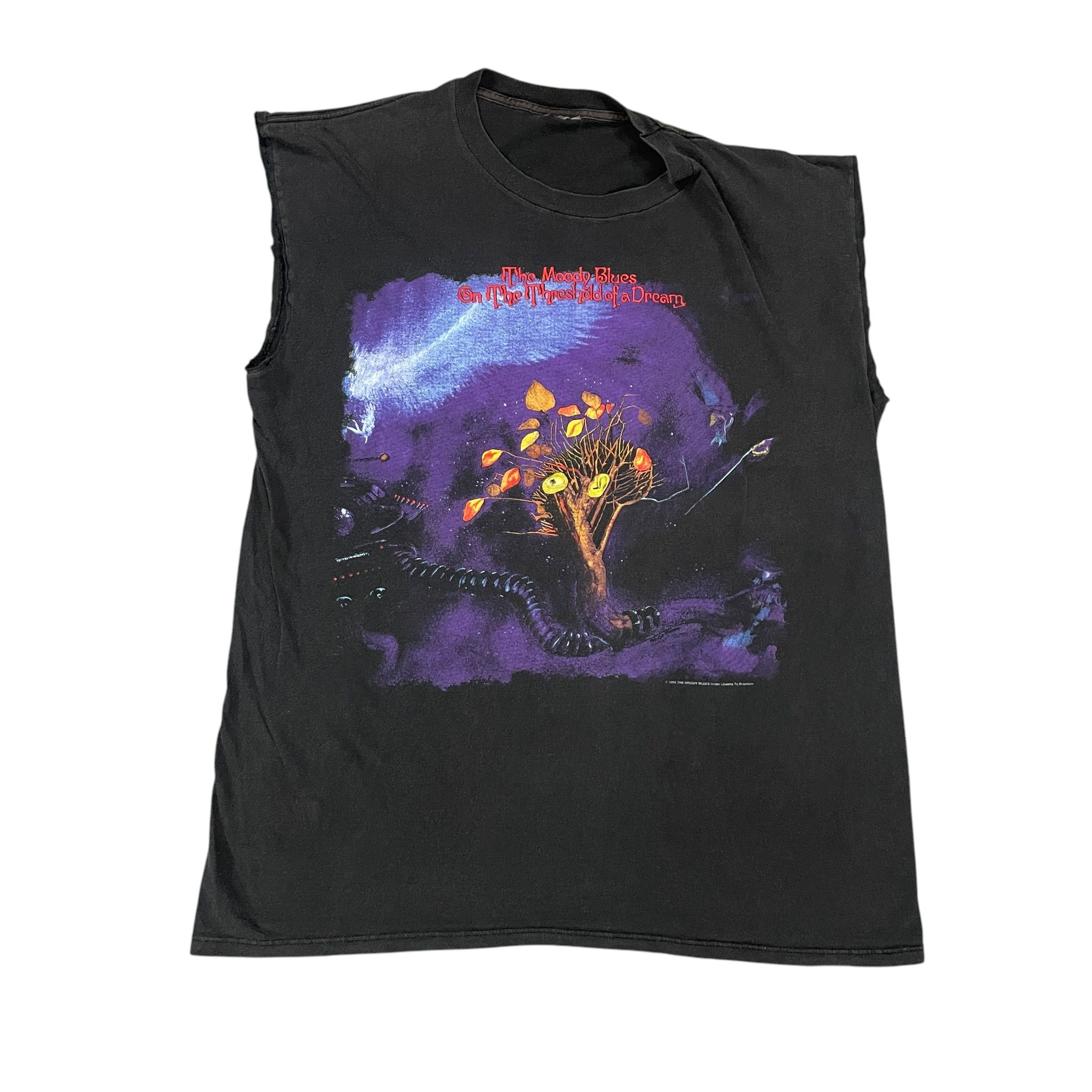 Lee 90s The Moody Blues "Threshold Of A Dream" 1993 Vintage Band T-Shirt Cut Size US L / EU 52-54 / 3 - 1 Thumbnail