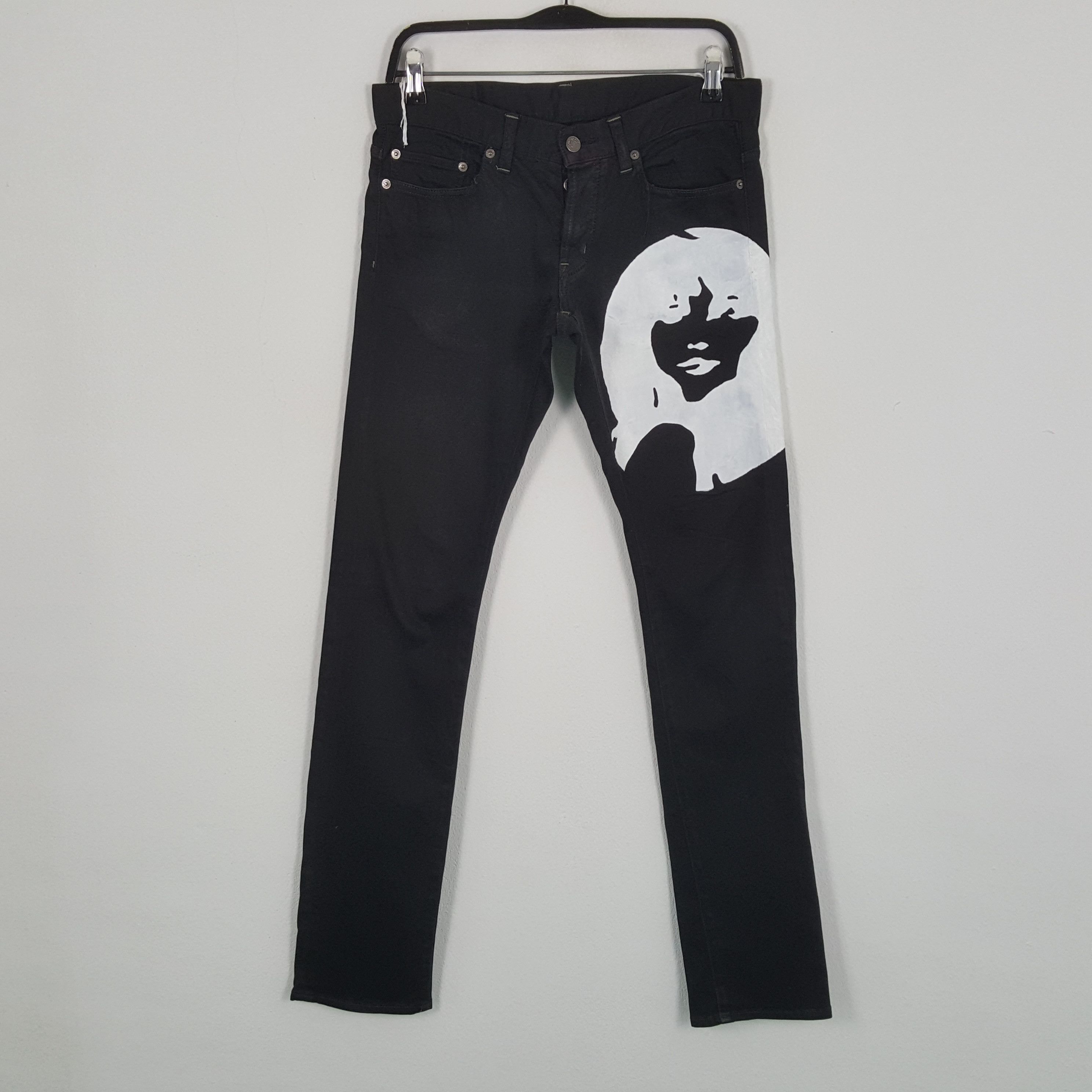 Hysteric Glamour × Japanese Brand × Vintage HYSTERIC GLAMOUR Japanese Brand Custom Art Jeans Size 31" - 1 Thumbnail