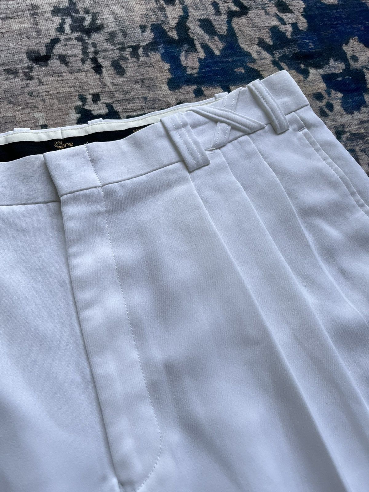 Designer × MCM Vintage MCM Pocket Logo Relaxed Pants (Office boy) Size US 32 / EU 48 - 4 Thumbnail