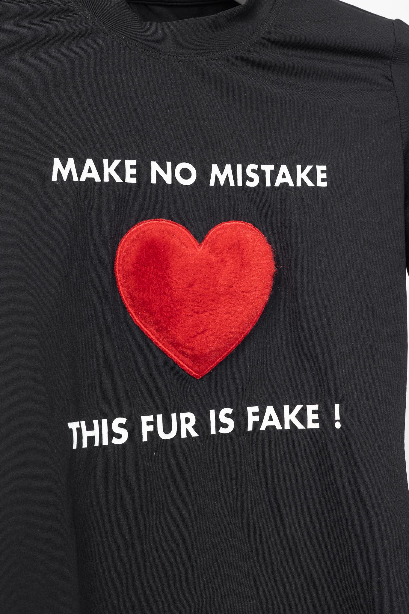 Moschino Moschino Jeans Jersey Printed Fur-Heart Long-Sleeve Top Size M / US 6-8 / IT 42-44 - 5 Thumbnail