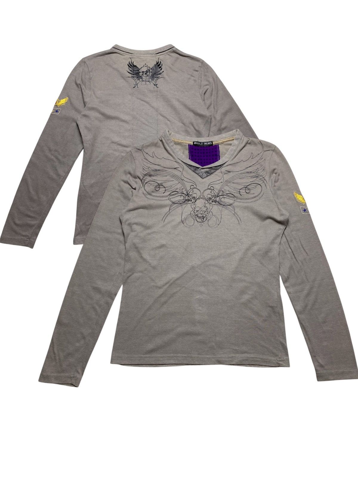 Japanese Brand Japanese grunge skulls longsleeve Size S / US 4 / IT 40 - 1 Thumbnail