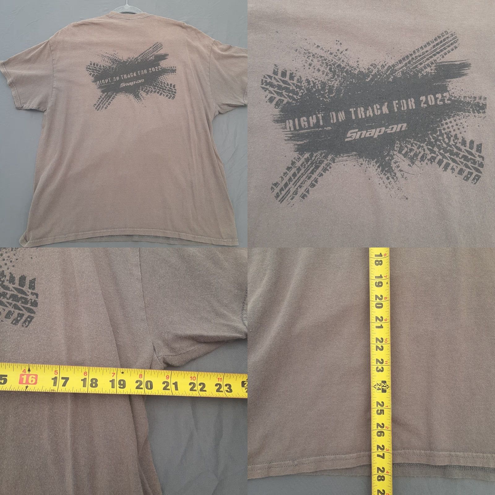 Vintage VINTAGE Snap-On Tools T Shirt Mens XL Crewneck Gray Cotton Short Sleeve Graphic Thrashed Shirts Mens XL Gray Graphic Print Crew Neck Vintage Style Size US XL / EU 56 / 4 - 8 Thumbnail